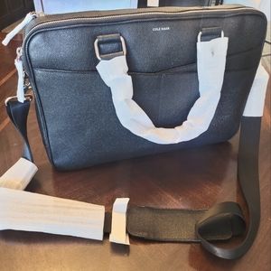 Cole Haan Black briefcase travel bag  Attache